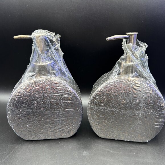 Bronze Tone Soap Dispensers Soap Box Bathroom Accessory Set of 4 - Picture 6 of 10